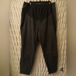 In Due Time Black Maternity Jeans